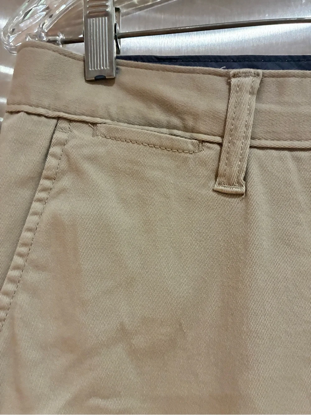Nautica Men's Flat Front 8” Deck  Shorts in True Stone, Size 30W